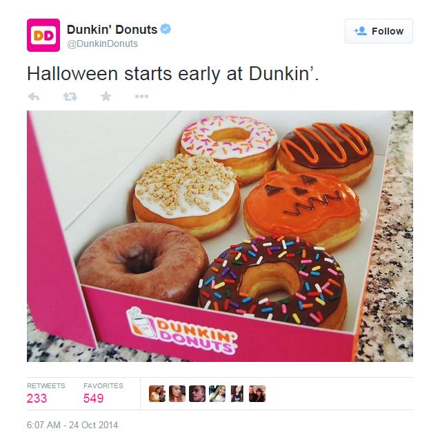 Dunkin’ Donuts Spooks At Halloween With Boston Scream Donuts ...